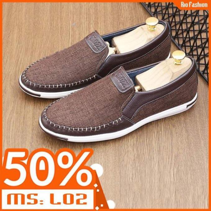 GIÀY LƯỜI NAM VẢY BỐ CÓ 4 MÀU