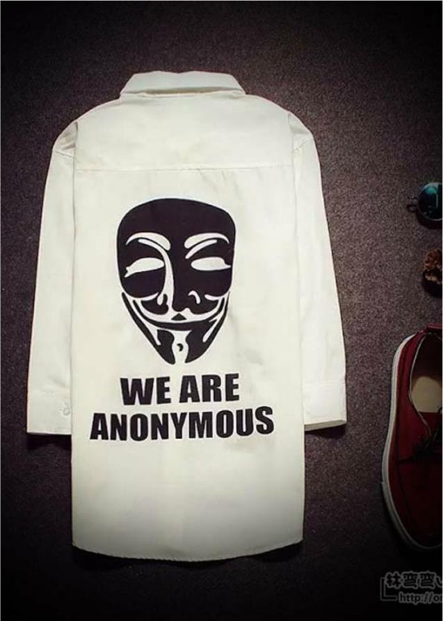 Áo sơ mi anonymous Mã: NM666