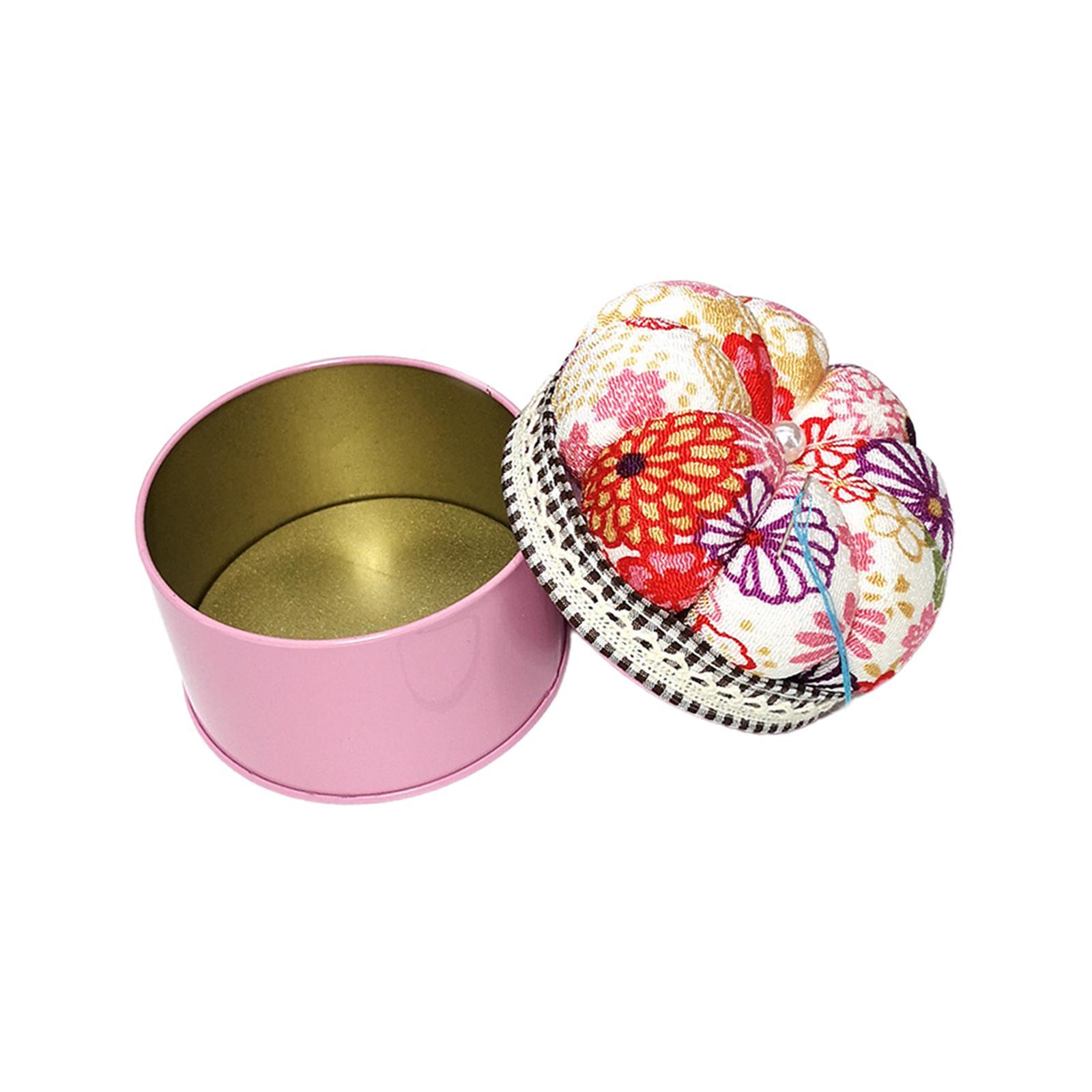 Printed Pattern Pincushion Pin Cushion with Case Sewing Tool