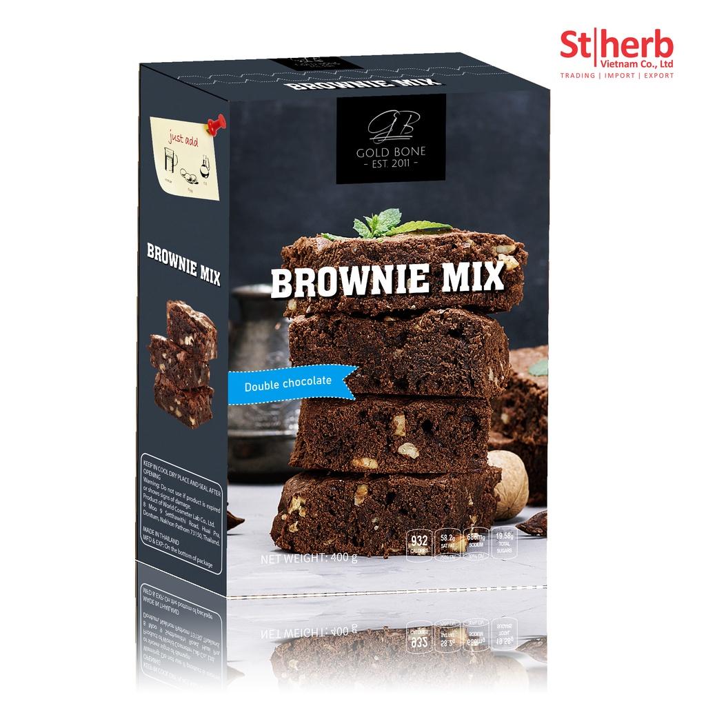 BỘT LÀM BÁNH BROWNIE TRỘN SẴN GOLD BONE 400G