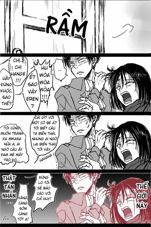 tấn công người khổng lồ - doujinshi lemi chapter 4 9