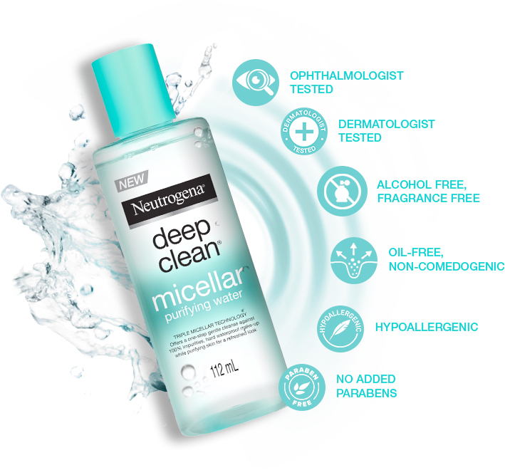 Nước Tẩy Trang Thanh Lọc Và Làm Sạch Sâu Neutrogena Deep Clean Micellar Purifying Water 400ml