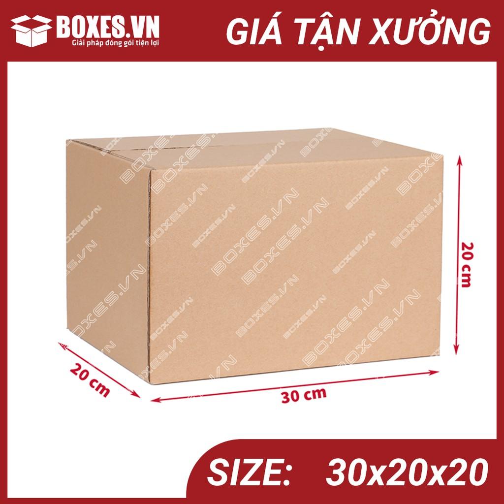 30x20x20 Combo 100 hộp Carton đóng gói hàng giá tại xưởng