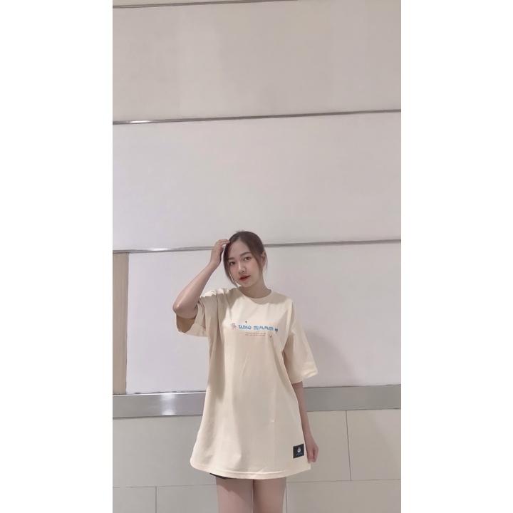 ÁO THUN TAY NGẮN NAM NỮ Cotton 4 Chiều