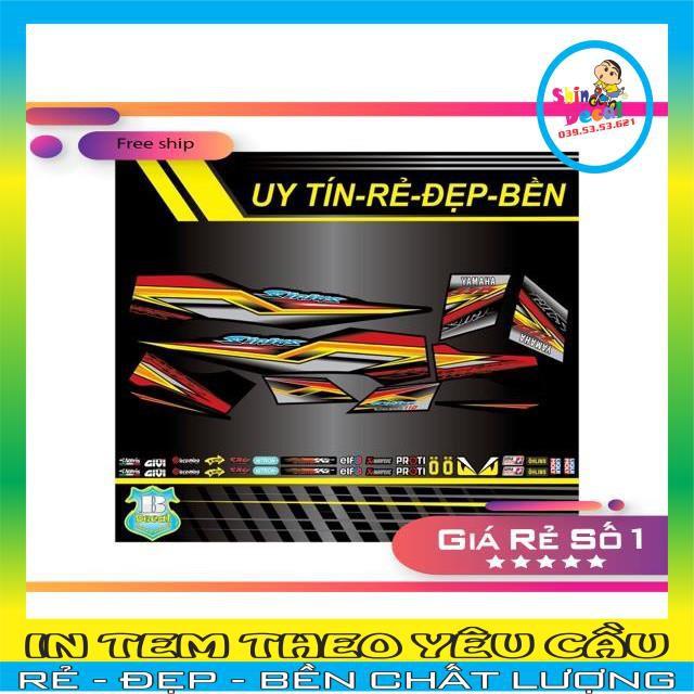 Tem rời Sirius xăng cơ V8