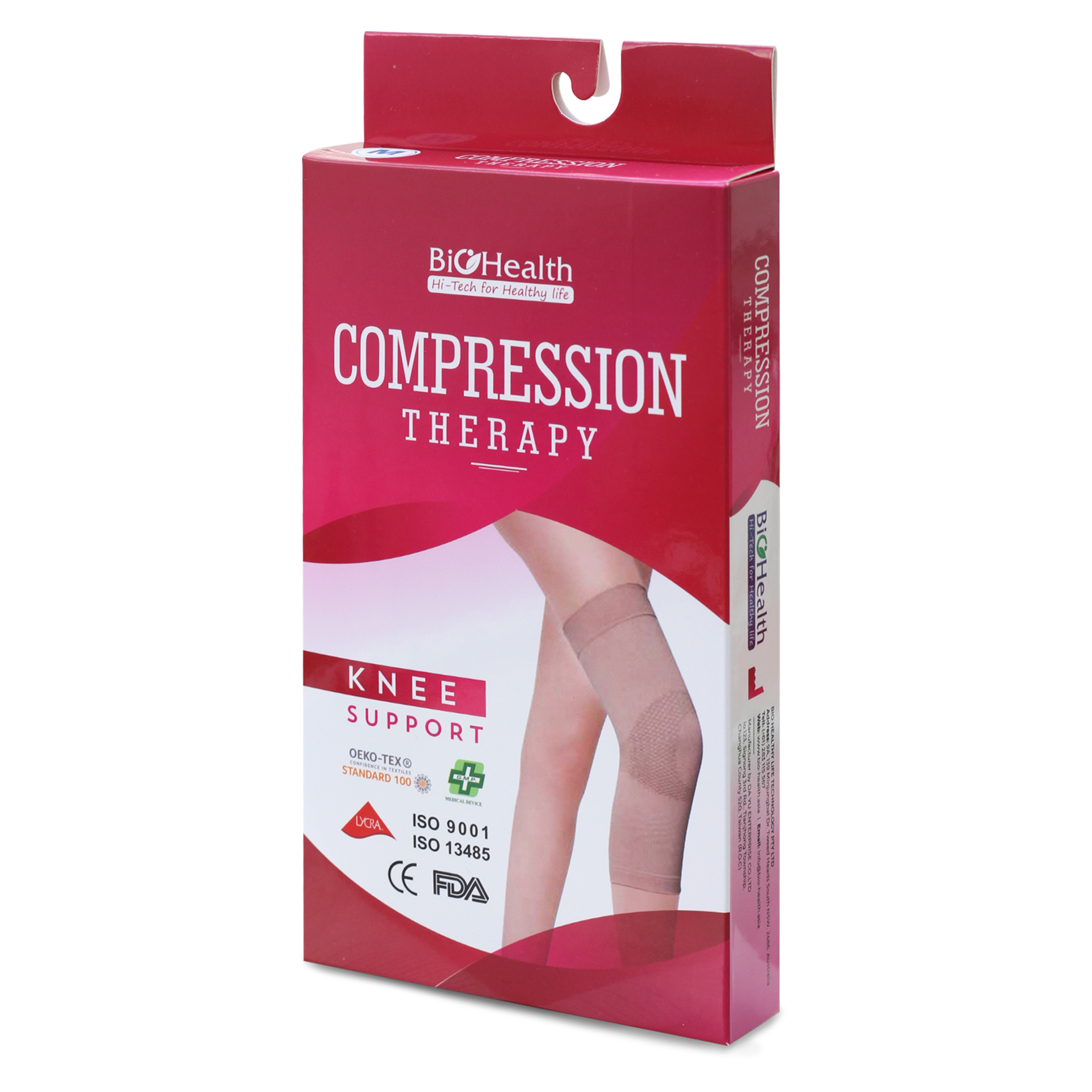 TẤT, VỚ BÓ GỐI chống giãn tĩnh mạch Biohealth Knee Support (S/M/L/XL) - Bó gối tĩnh mạch