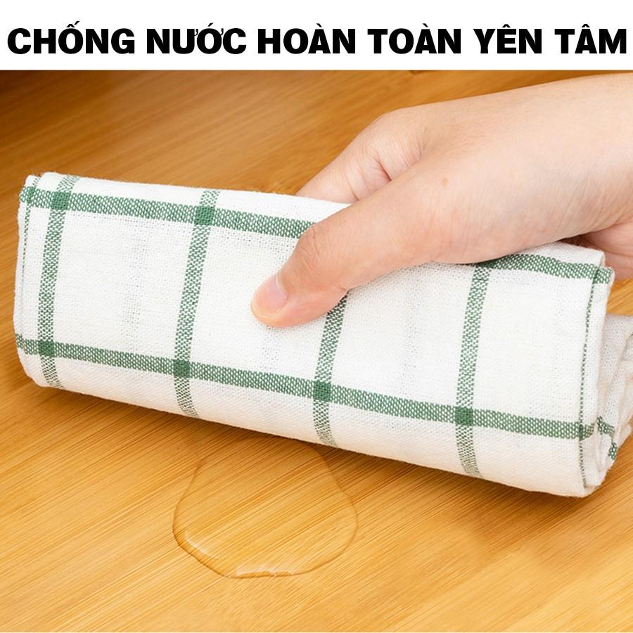 Bàn trang điểm kèm gương thông minh VANGO V27 gỗ tre tự nhiên cao cấp, siêu tiết kiệm diện tích, phong cách hiện Bắc Âu