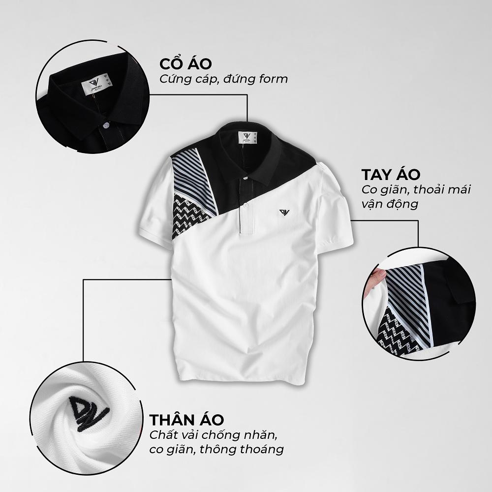 Áo thun polo nam Darnell, áo phông chính hãng cao cấp, áo thun ngắn tay có cổ chất cotton mềm mịn bền đẹp DN1998