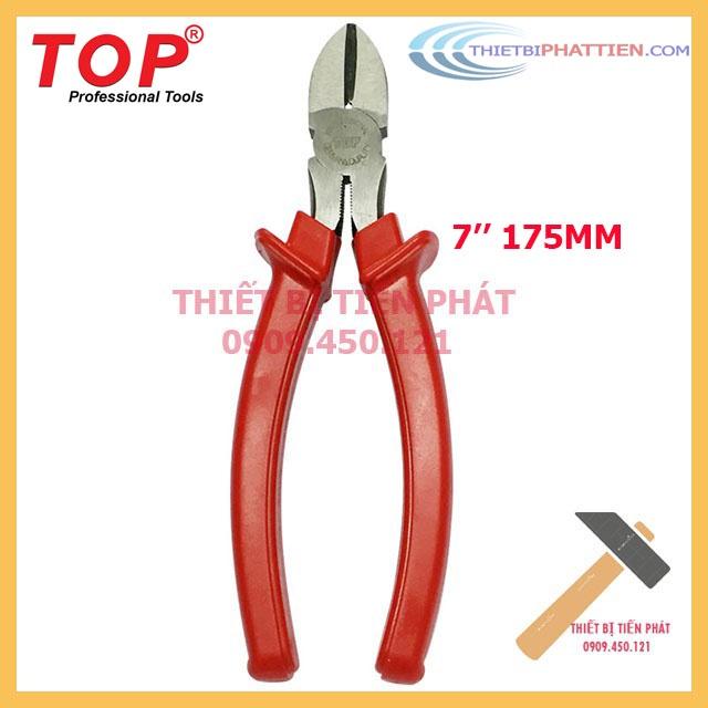 Kềm Cắt, Kìm Cắt 7'' , 6" Cán Đỏ Top Mã TP-4002-7 Với Chất Liệu Thép Tốt.