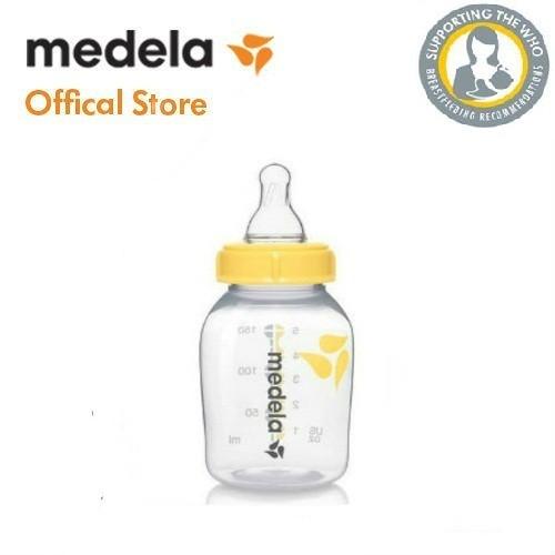 Bình sữa cho bé bú Medela 150ml núm S - Bình kèm núm có nắp chụp