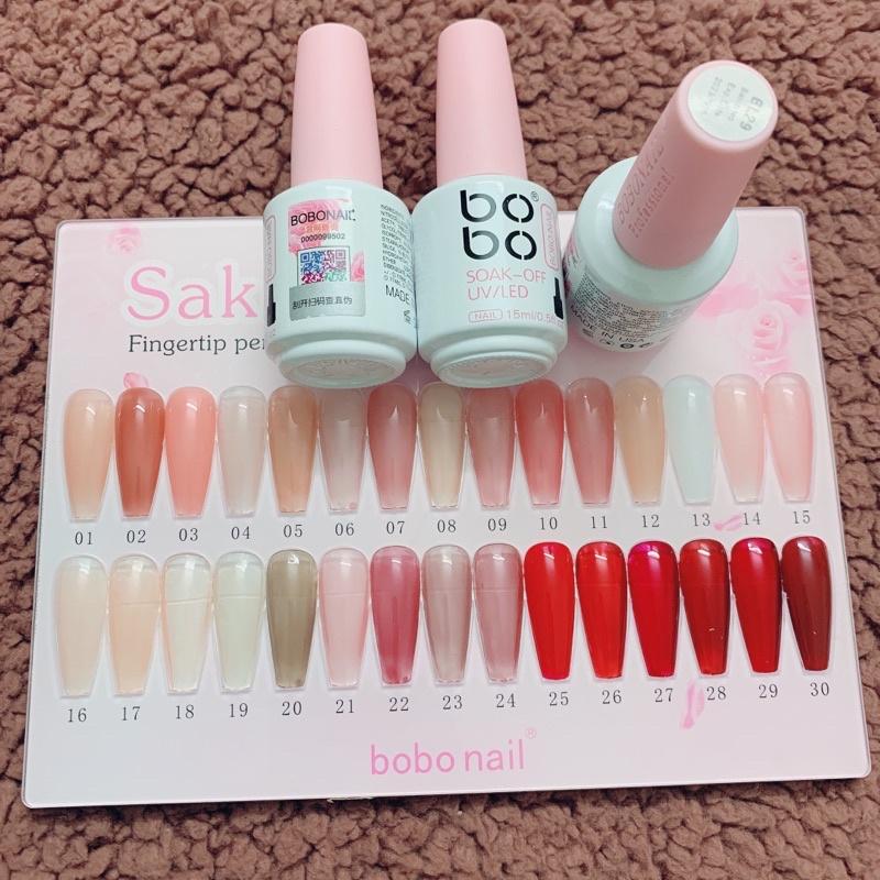 Sơn gel thạch bobo, sơn thạch lẻ màu
