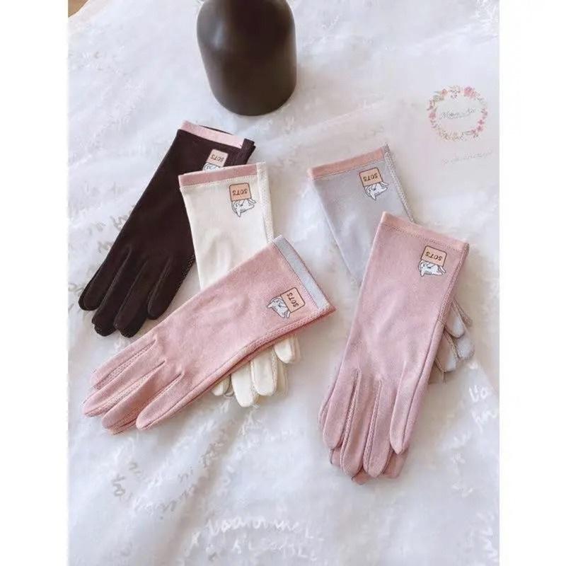 Găng Tay Chống Nắng Nữ Dễ Thương Chống Tia UPF>50, Cảm Ứng, Thời Trang