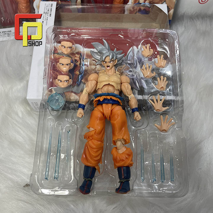 Mô hình Son goku Vô cực Có Khớp - Figure Action Son Goku Ultra Instinct SHF