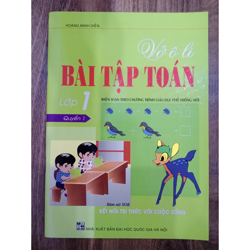 Sách - Vở Ô Li Bài Tập Toán Lớp 1 - Quyển 1