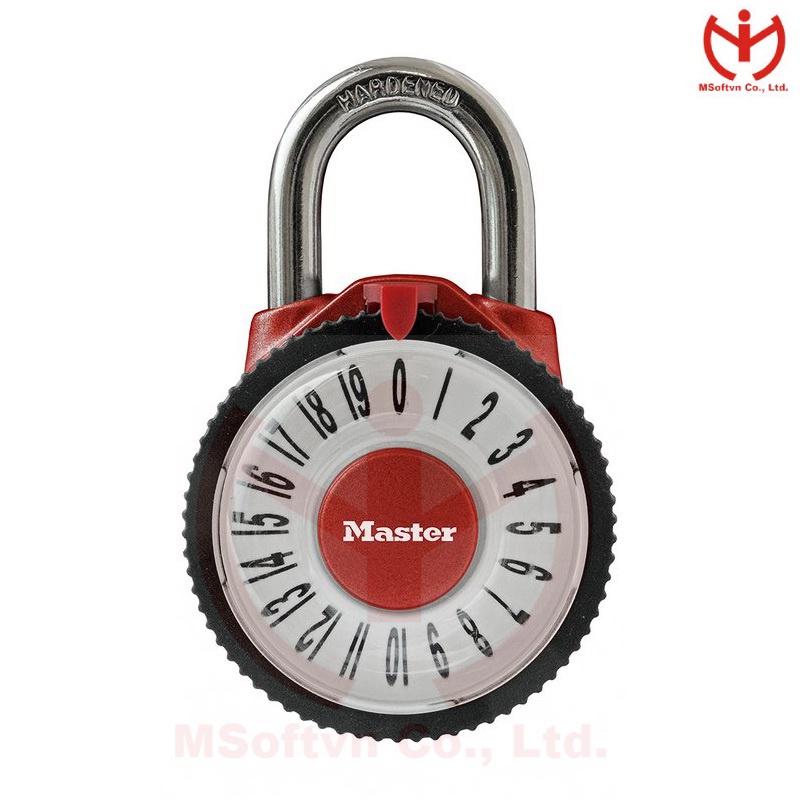 Ổ khóa số Master Lock 1588 D mật mã cố định - khóa tủ cá nhân - MSOFT