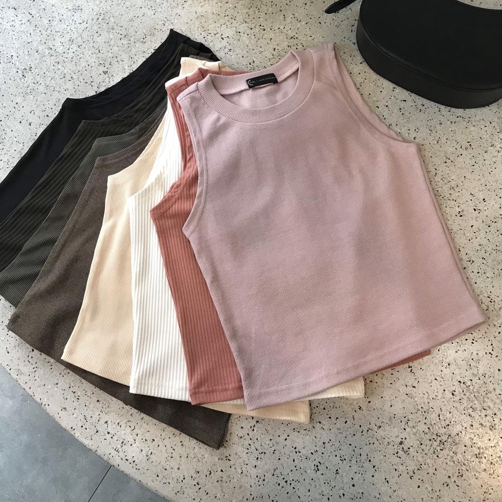 CieL tank top- TRẮNG áo ba lỗ nữ