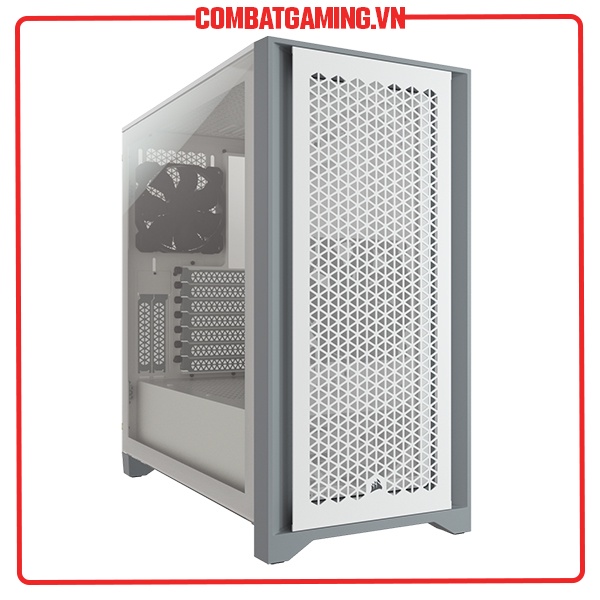 Case Máy Tính CORSAIR 4000D Airflow TG (Black - White) - Hàng Chính Hãng