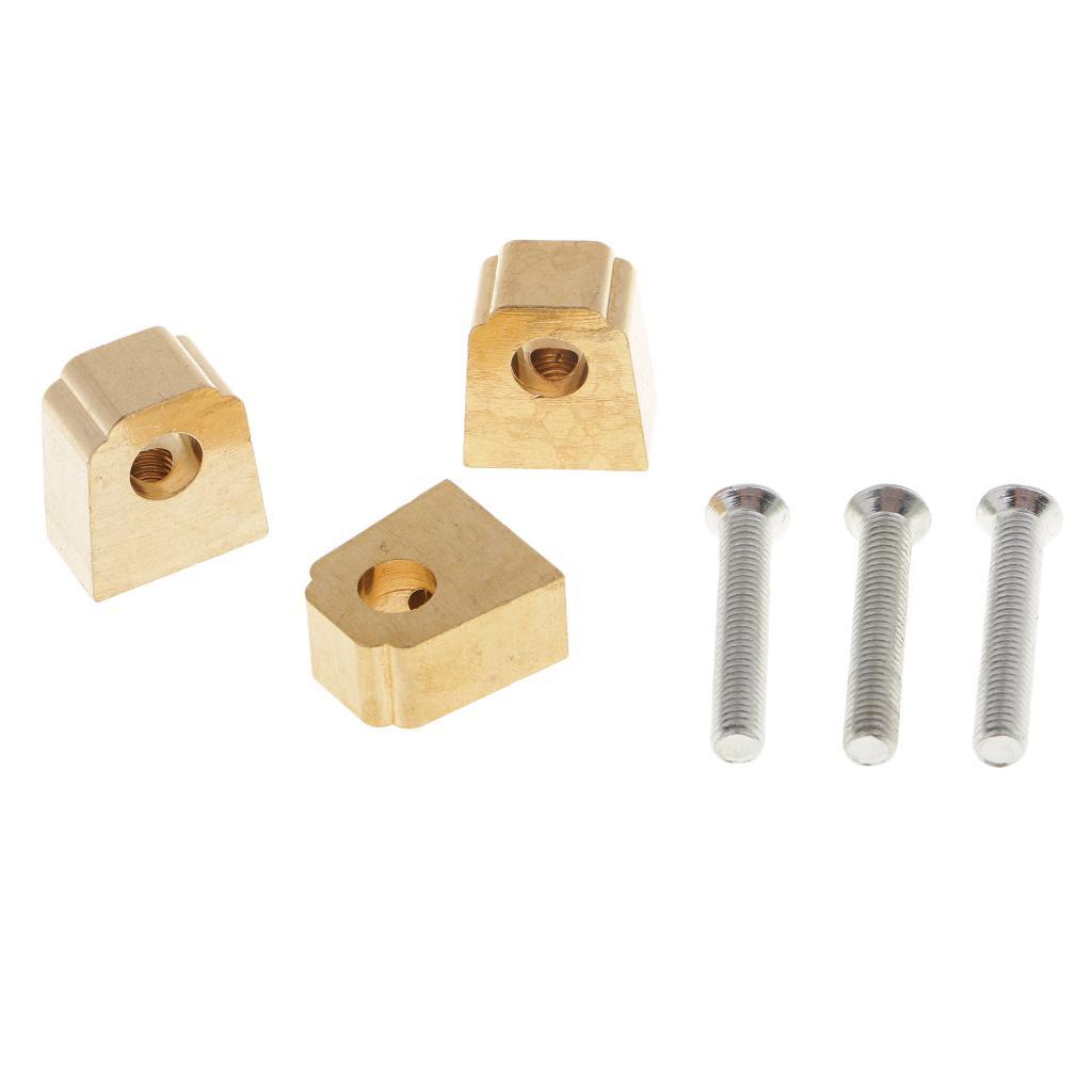 3 Sets Brass Upholstery Home Furniture Wooden Door Lock Hardware Accessories Replacement Parts Gold