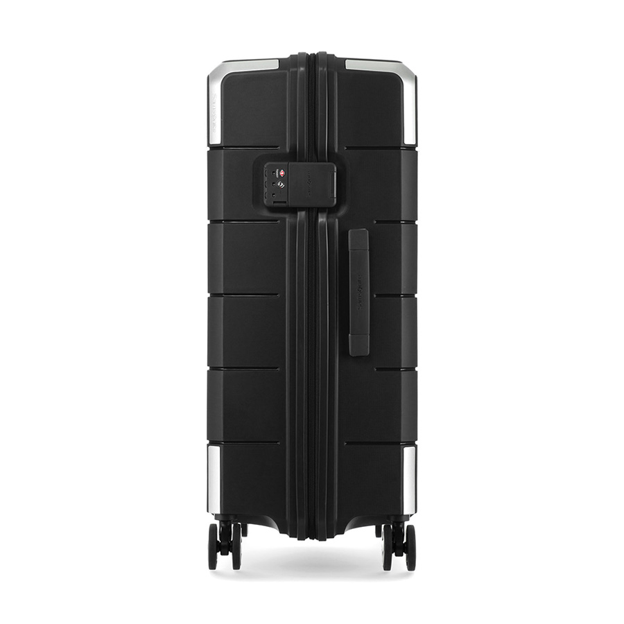 Vali kéo Cube-048 SAMSONITE - MỸ: Thiết kế hình khối hiện đại, thời trang với các chi tiết tích hợp Hoàn thiện kết cấu hạn chế trầy xước, kết hợp với các đường rãnh bóng để làm nổi bật sự cao cấp Công nghệ kháng khuẩn