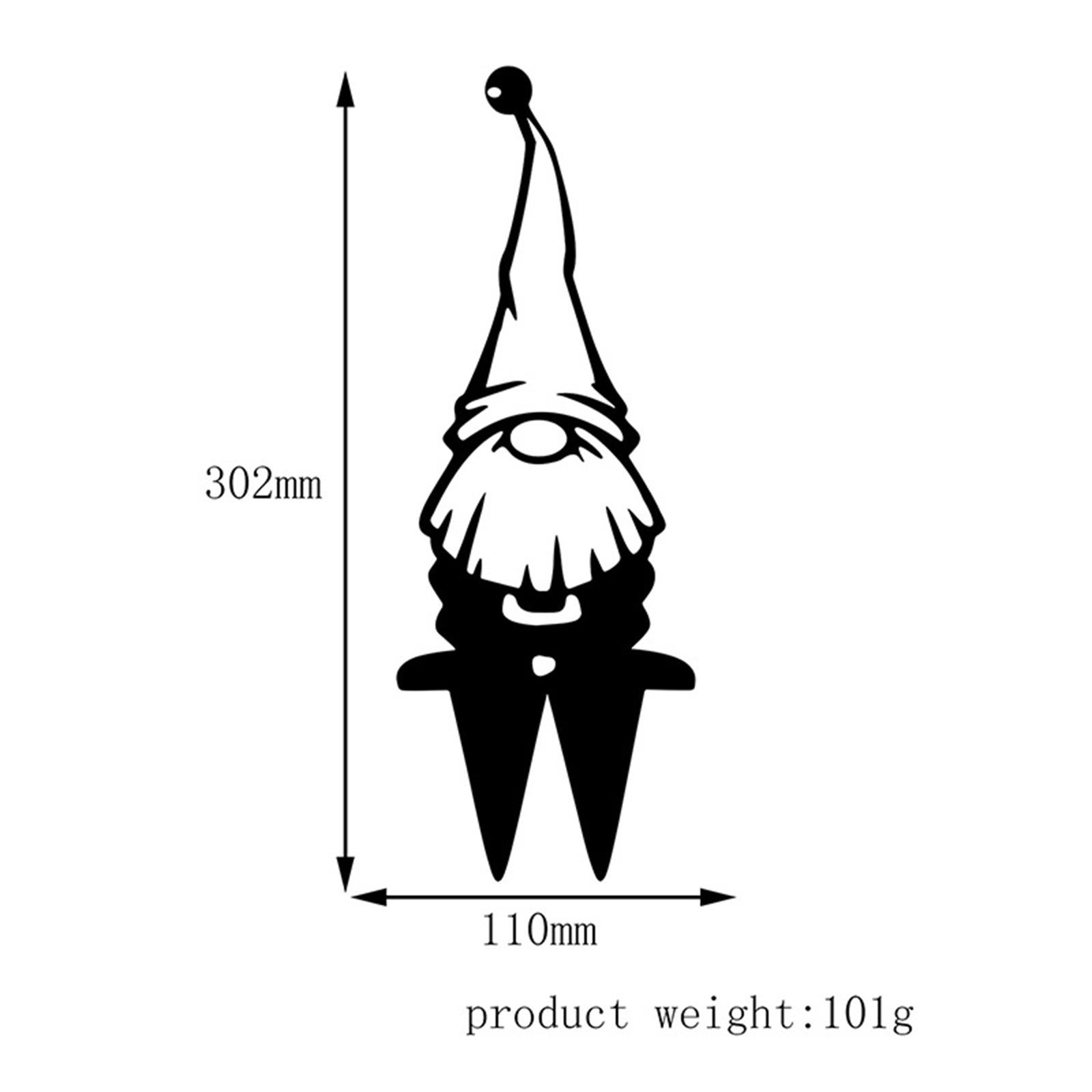 Ground Plug Home Branch Gnomes Plug-in Silhouette Outdoor Decor