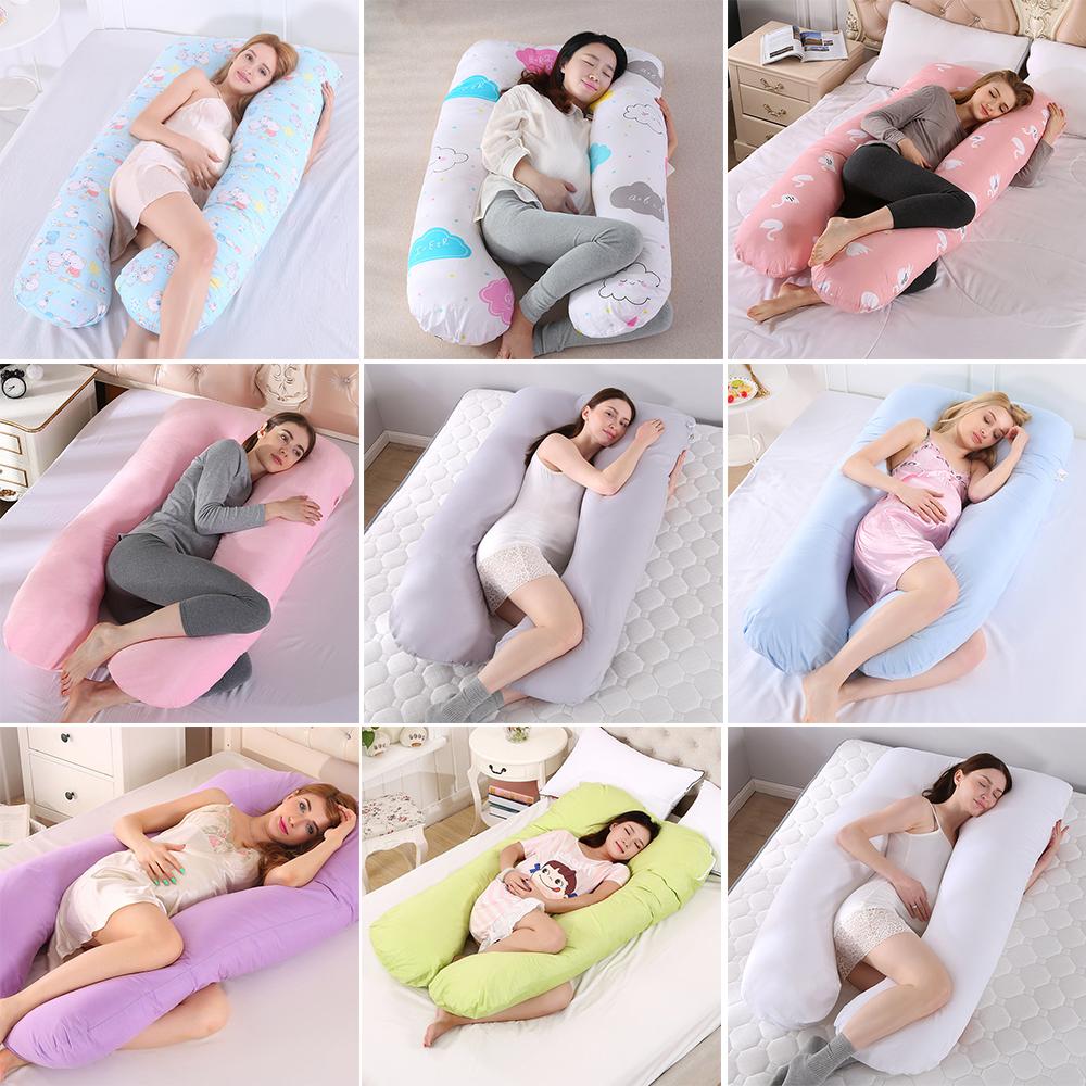 Mang Thai Gối Hỗ Trợ Gối Dành Cho Phụ Nữ Mang Thai Body Cotton Áo Gối Chữ U, Mẹ Gối Mang Thai Bên Đèn Ngủ