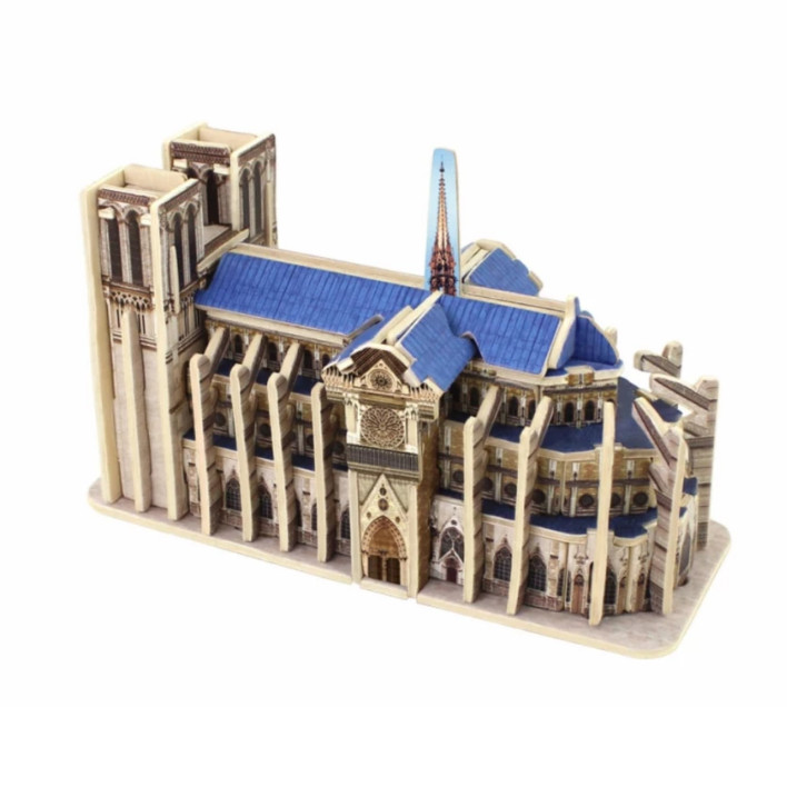 Đồ chơi lắp ráp gỗ 3D Mô hình Nhà thờ Đức Bà MJ404