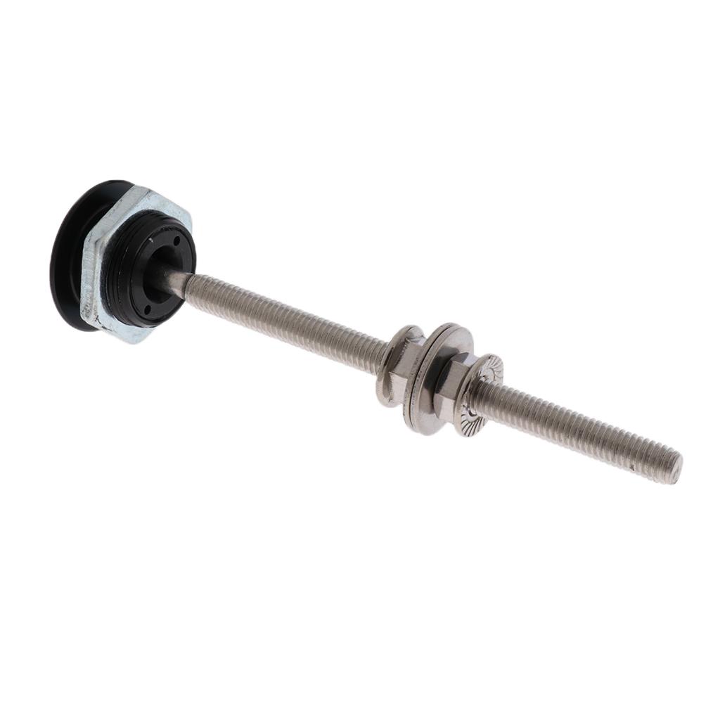 Pair Aluminum Alloy Bonnet Hood Pin Lock Quick Release Universal Black