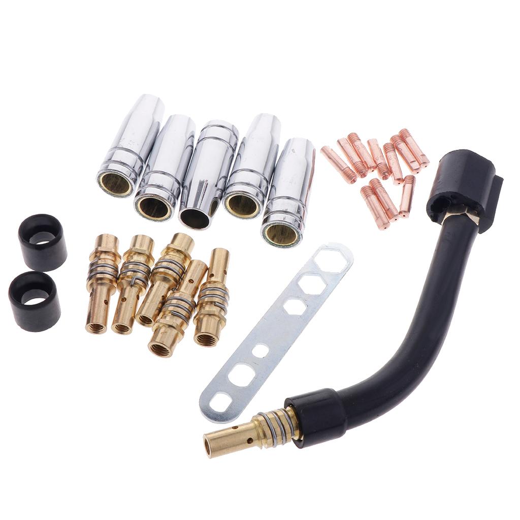 MIG Mỏ Hàn Một Phần Bộ Dụng Cụ, Hàn Liên Lạc Với Bộ Đầu Cho Binzel 36KD MIG Bị Tiêu Thụ Hàn Phần Công Cụ