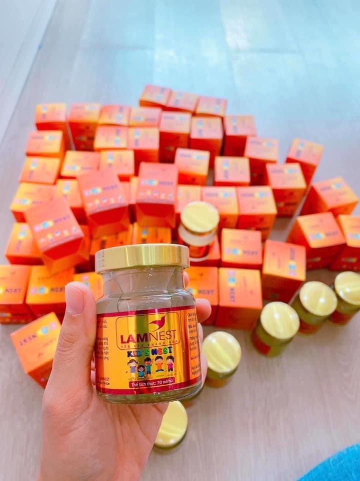 Yến chưng cho bé, yến chưng sẵn Kids thơm ngon bổ dưỡng 30% yến Lamnest