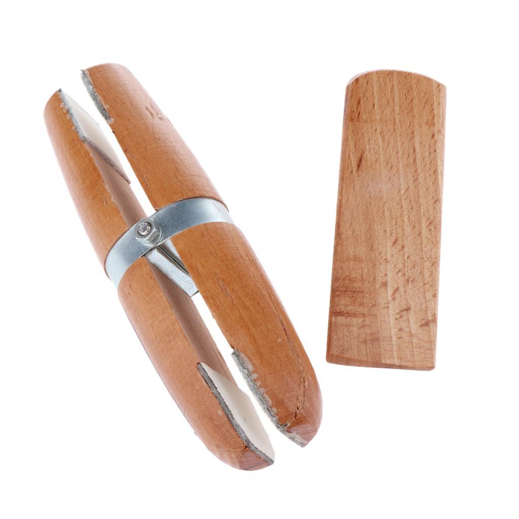Wooden Jewelers Clamp Wood Jewelry Making Vise Tool Holder 19 x 5cm