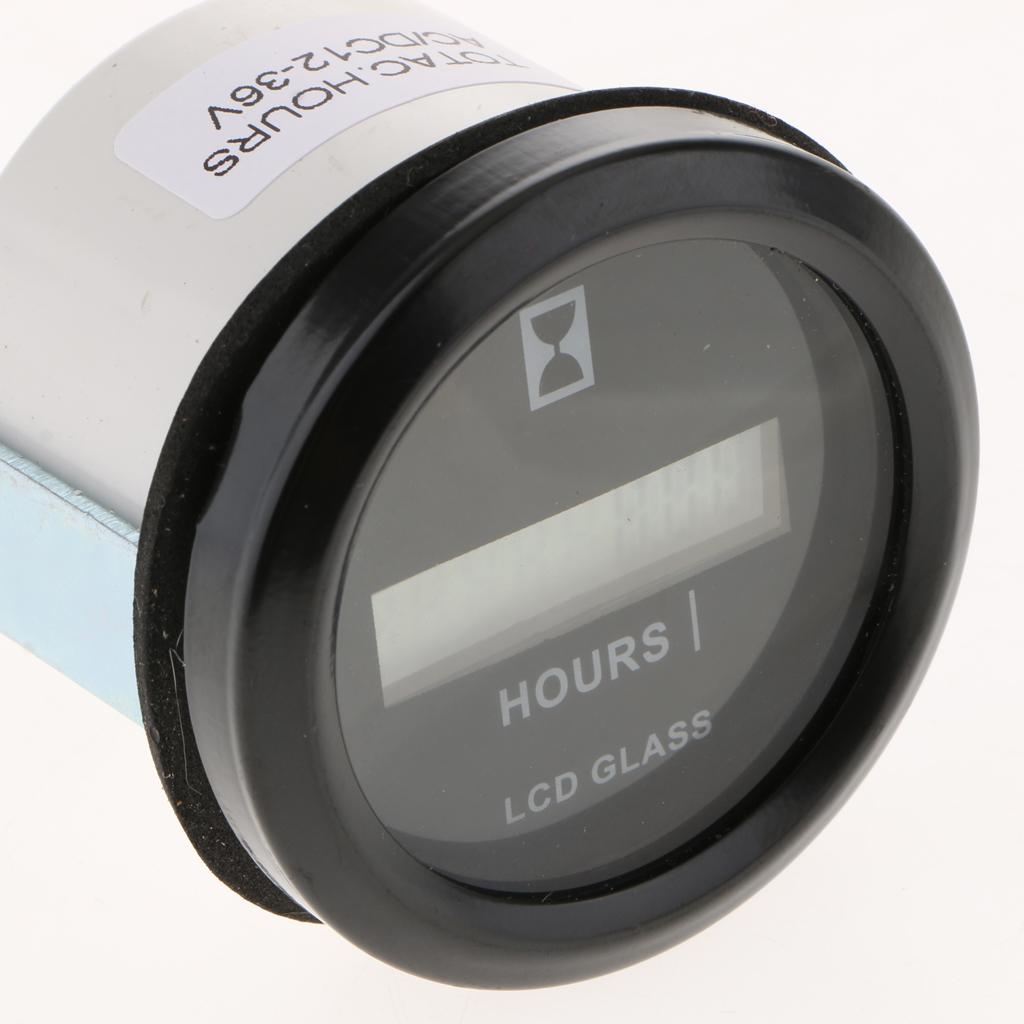 LY-748A Digital LED Battery Indicator and Hour Meter DC12-36V Meter Gauge