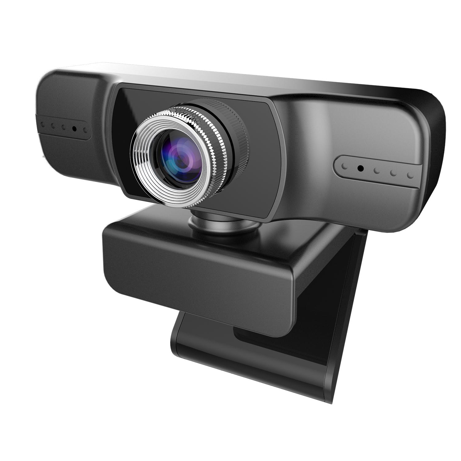 Camera USB HD 1080p cho máy tính có kẹp xoay linh hoạt , Góc nhìn rộng 120 độ, ứng dụng rộng rãi