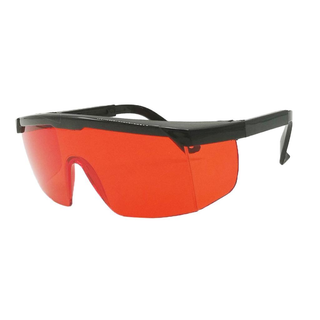 2x Work Anti-fog Clear Protective Safety Goggles Blue Light Blocking Glasses, Red, 15cm x 6.5cm / 5.9 x 2.56 Inch