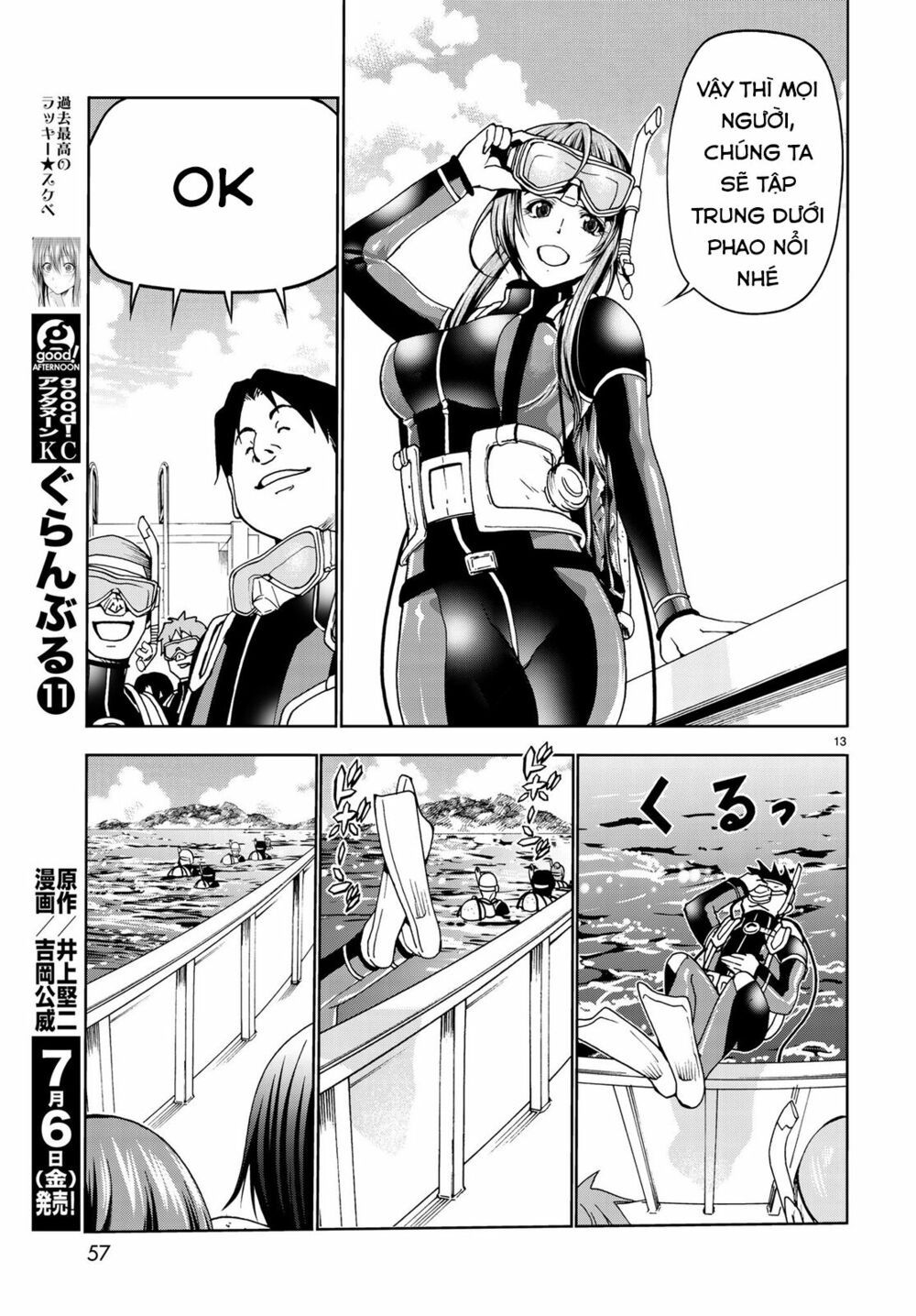 cô gái thích lặn - grand blue chapter 45 13