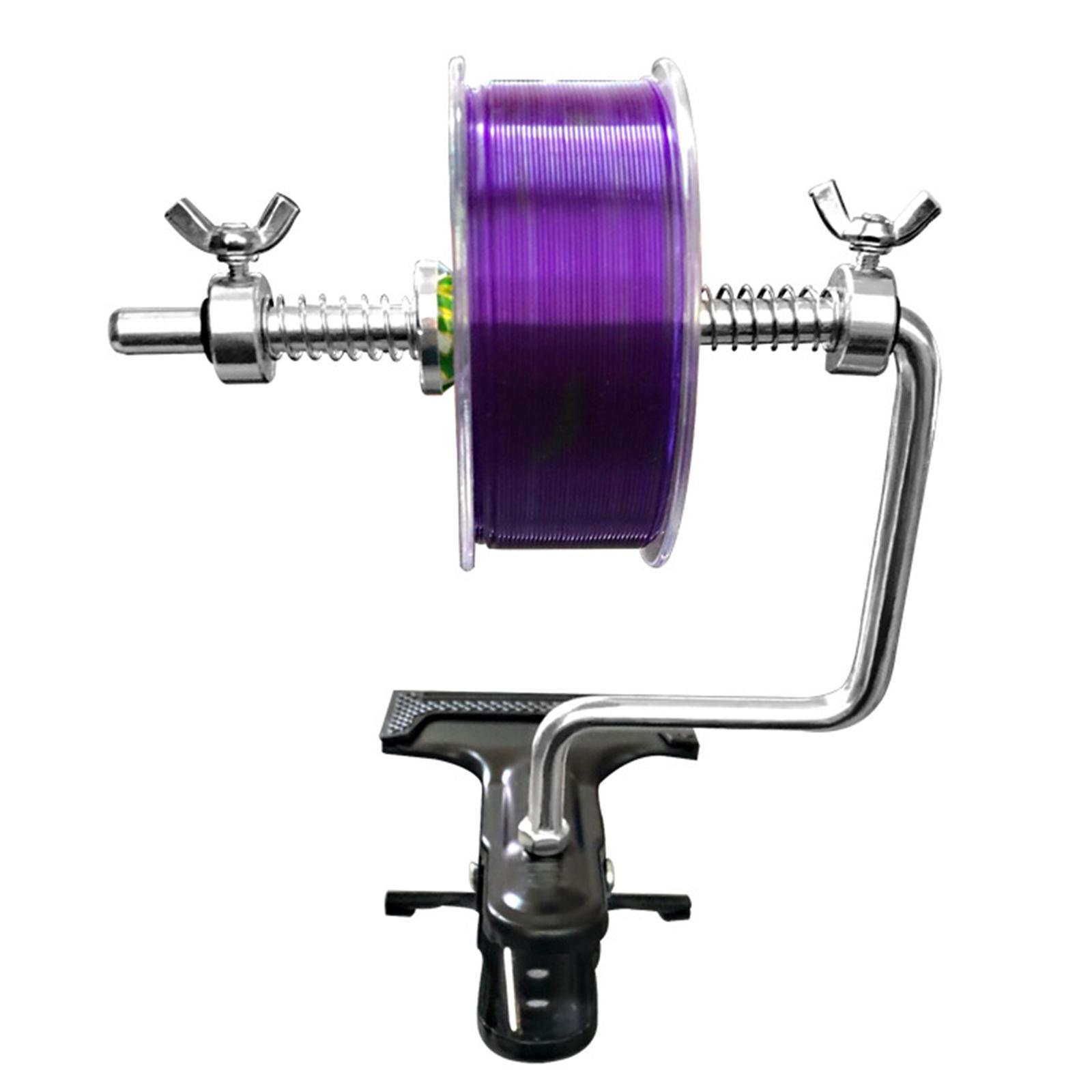 Coil Fishing Reel Line Winder System Line Spooler Vacuum Spooling Fishing Line Winding Fishing Tackle Tools Accessories Fixed with clip