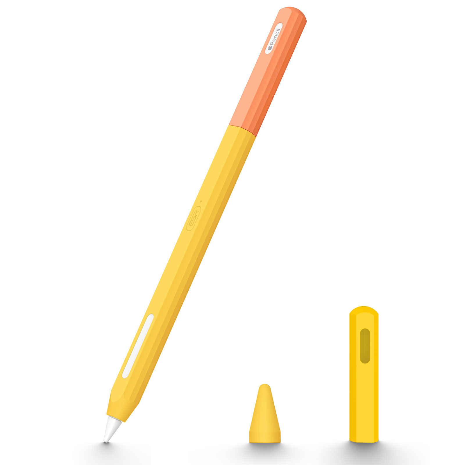 Vỏ Bọc Silicon Siêu Mỏng Cho Apple Pencil 2/ Pencil Pro ESR Kiểu Bút Chì 2 Màu- Hàng Chính Hãng
