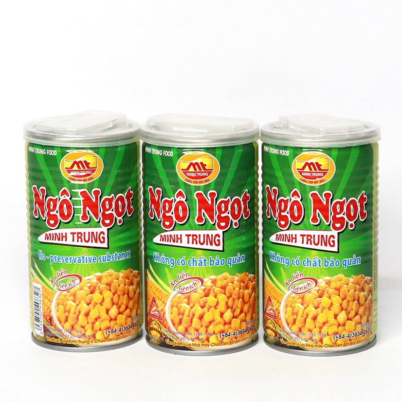 Ngô Ngọt Minh Trung lốc 3 lon - NGONGOT 3