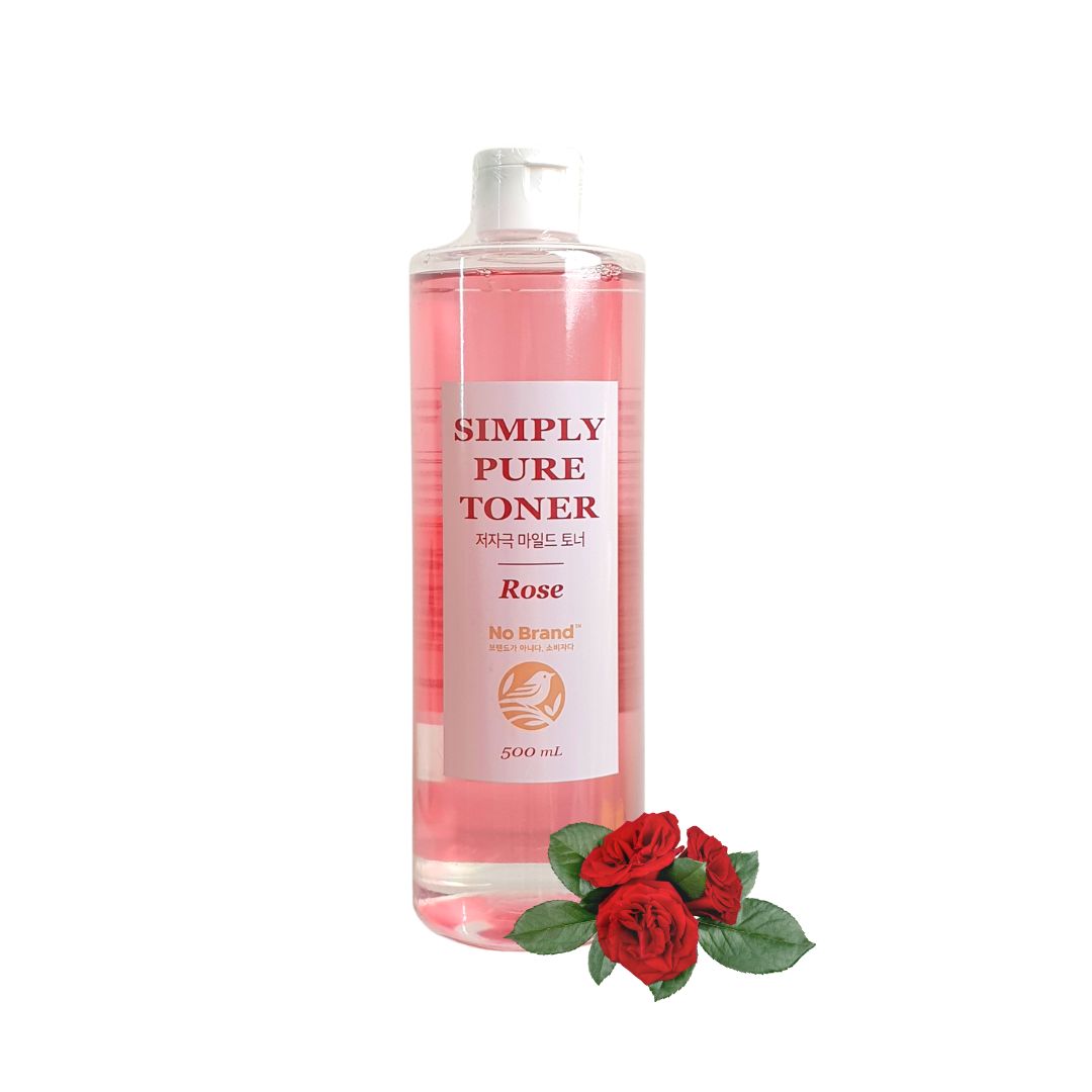 Nước Hoa Hồng - Nước Cân Bằng Hoa Hồng Rose Simply Pure Toner No Brand 500ml