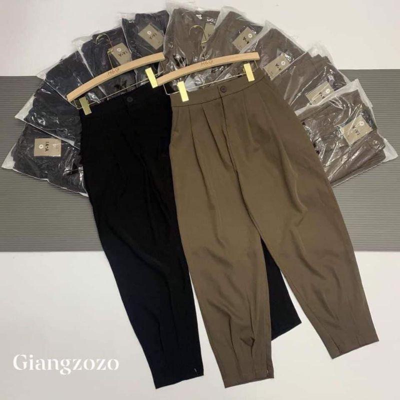 Quần baggy khóa gấu