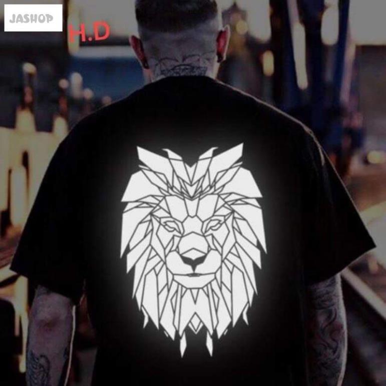 Áo thun thời trang nam nữ áo phông tay lỡ phản quang sói uteechất cotton mềm mịn unisex đủ 2 size giá rẻ