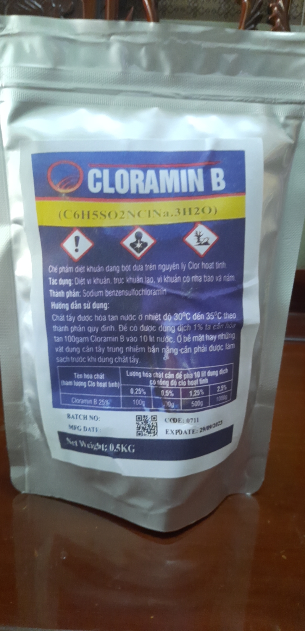 Cloramin B - Bột khử khuẩn sát trùng nhà cửa, bệnh viện, nhà xưởng (chuyên cung cấp sỉ, lẻ)