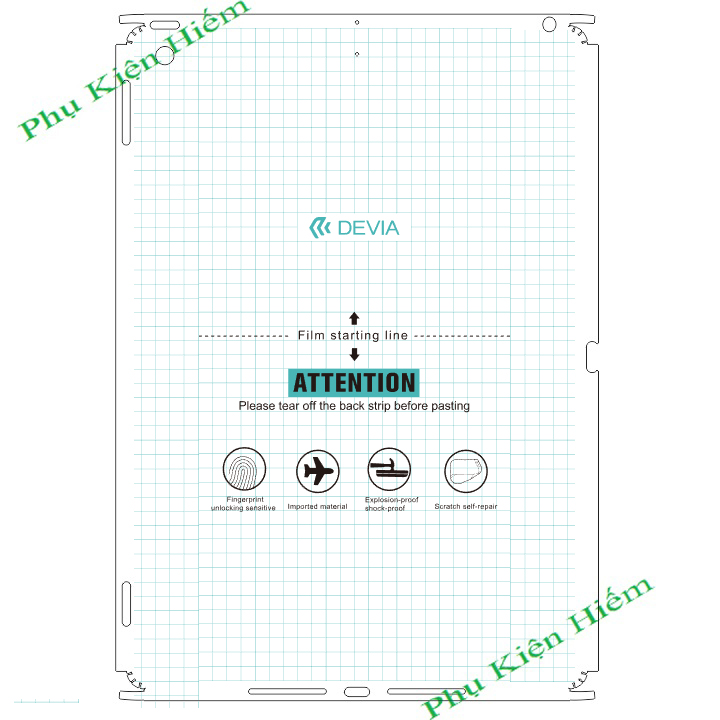 Dán dẻo PPF dành cho iPad gen 9 full lưng viền 2021 hãng Devia - Hàng nhập khẩu