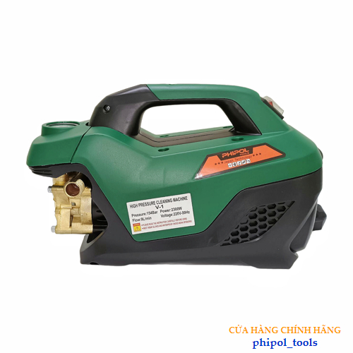 Máy rửa xe công suất 2300W PHIPOL TOOLS QXJ06.2 dây lõi đồng tặng kèm bộ phụ kiện - Hàng Chính Hãng