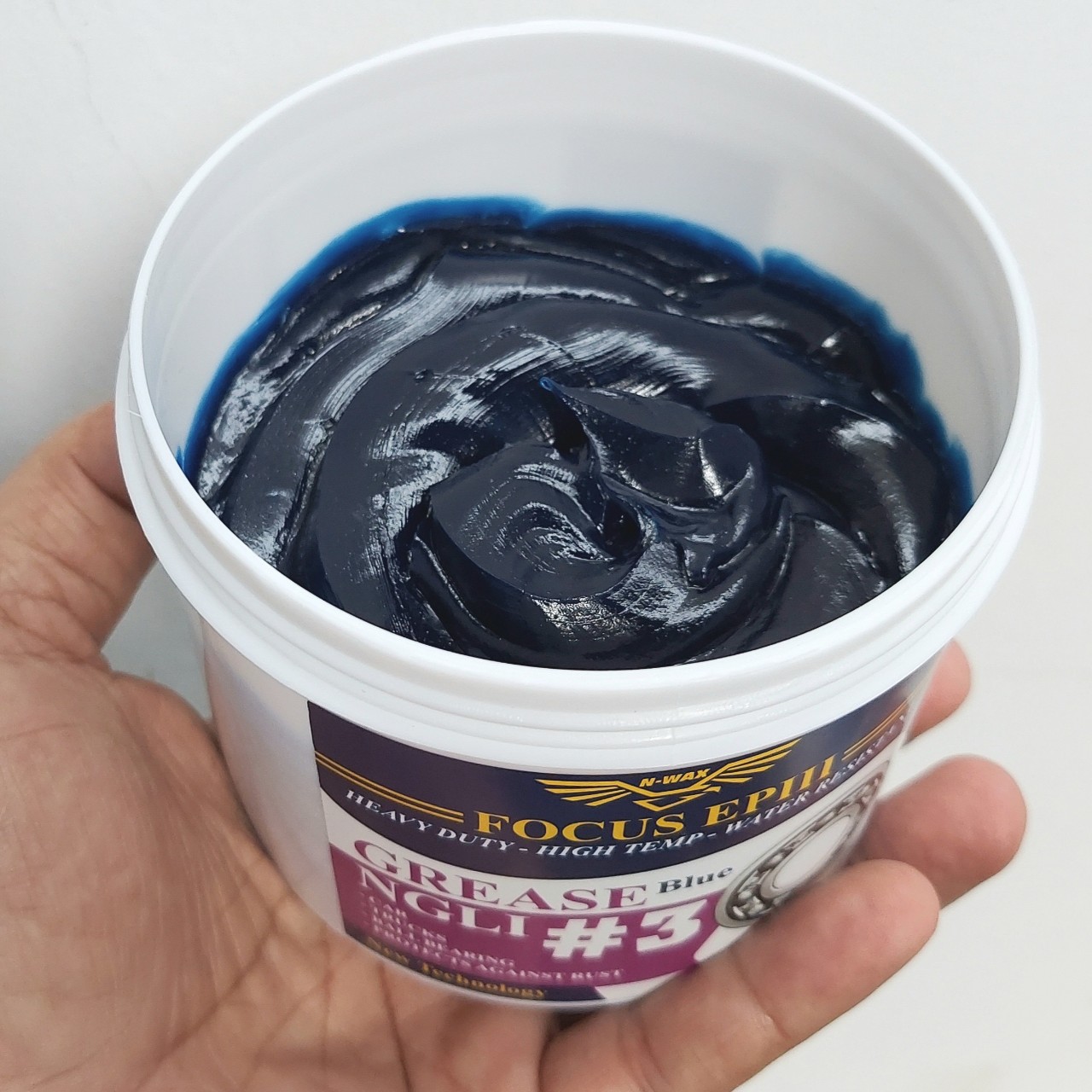 [MỠ BÒ XANH CHỊU NHIỆT CAO- KHÁNG NƯỚC] FOCUS EPIII GREASE BLUE NGLI#3 454 GAM