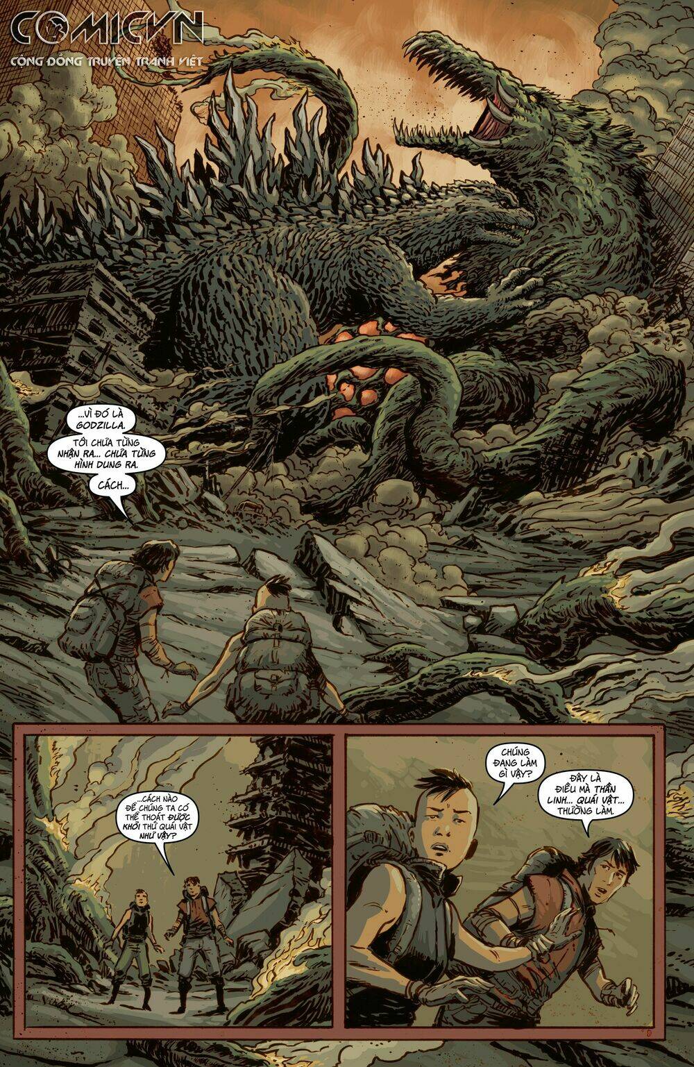godzilla: cataclysm - đại khủng hoảng chapter 2.1 8