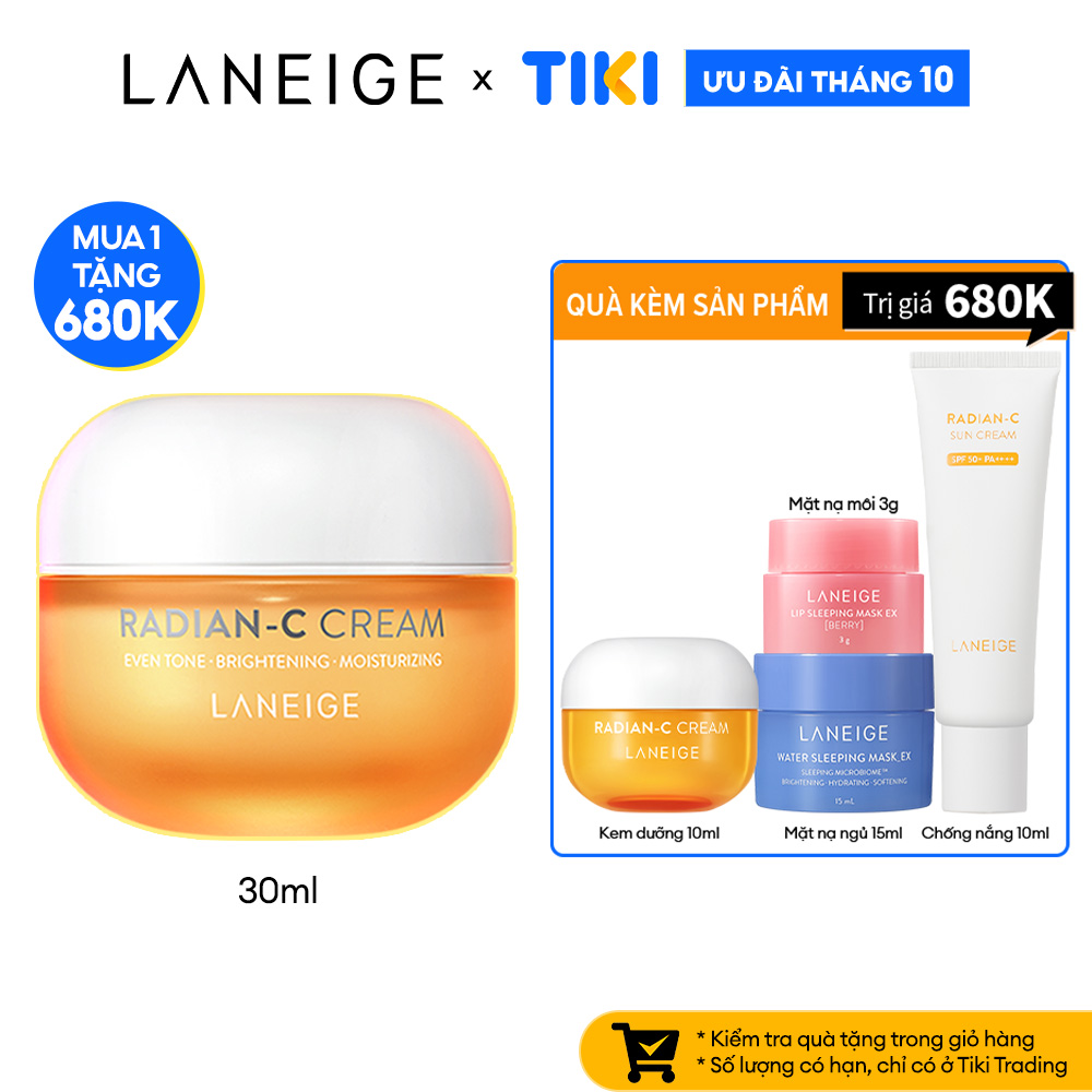 Kem Dưỡng Sáng Da Laneige Radian-C Cream 30ml