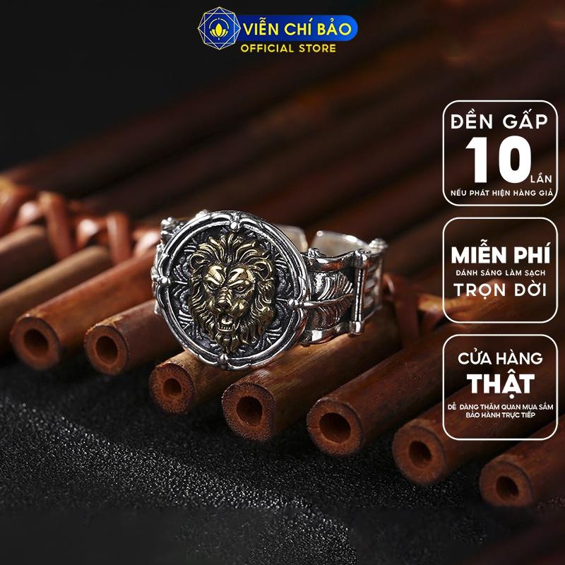 Nhẫn bạc nam LION KING chất liệu bạc Thái 925 phong cách nam tính thương hiệu Viễn Chí Bảo N100348