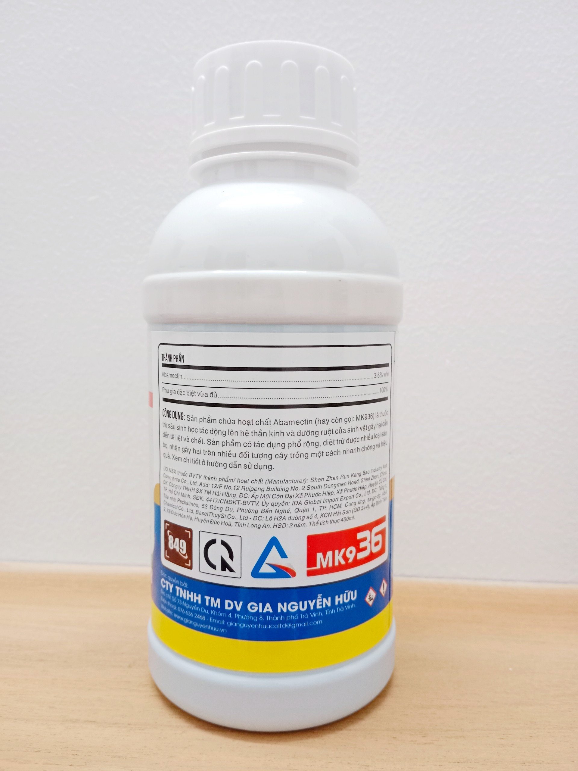 MK936 CHUYÊN SÂU,BỌ TRĨ,NHỆN ĐỎ.. CHAI 450ML