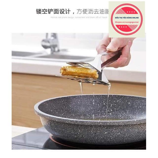 KẸP INOX GẮP NÓNG THỨC ĂN MẪU MỚI 2020 - XẺNG GẮP XẺNG LẬT CÁ