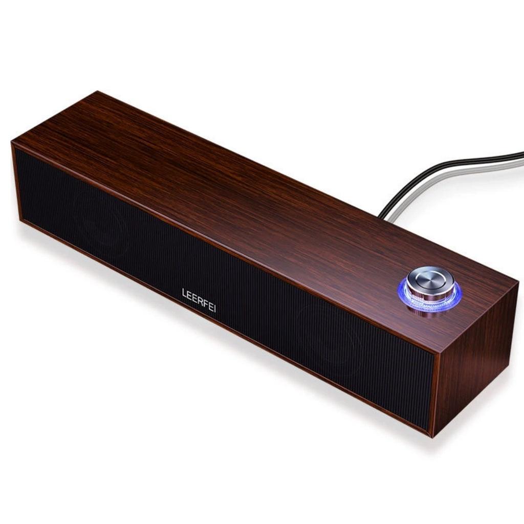 Loa bluetooth máy tính vân gỗ loa không dây vân gỗ speaker